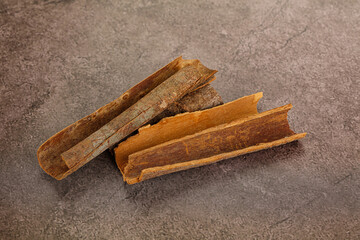 Natural wild organic cinnamon aroma