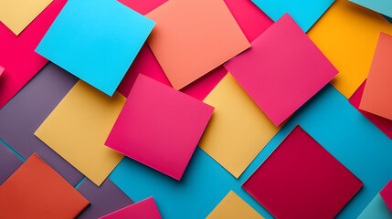 Colorful Geometric Shapes Background with Modern Abstract Design