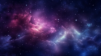 Obraz premium Colorful space galaxy cloud nebula. Stary night cosmos. Universe