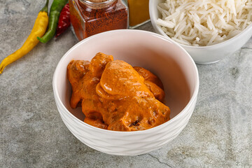 Indian cuisine - chicken butter masala