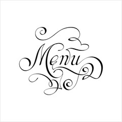 Menu Hand Drawn Pen Ink Style M_2204002