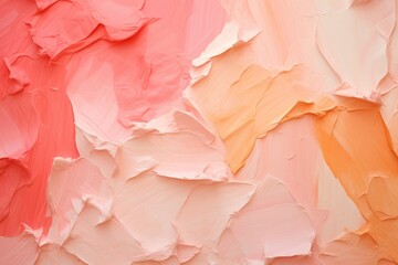 Pastel Dream: Soft Pink Fabric Folds Creating a Delicate Textural Dance - Generative AI