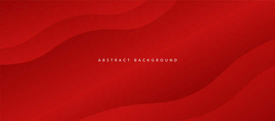 Red gradient curve geometric abstract background