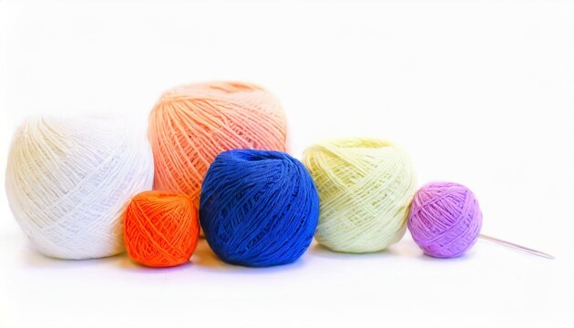 balls of wool and needles, green, pink, roll, material, clothing