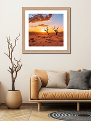 Iconic Desert Scenes: Australian Outback Landscapes Framed Landscape Print for Sale
