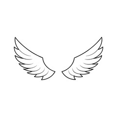 eagle wings vector	