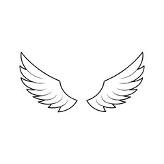 Obraz premium eagle wings vector 