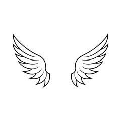 eagle wings vector	