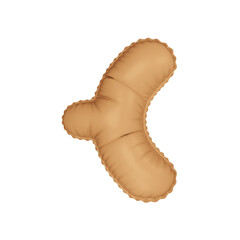 3D beige bisque pastel color helium balloon 