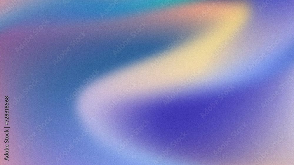 Poster Colorful looping liquid gradient backgorund, color changing animation, modern defocused wallpaper loop