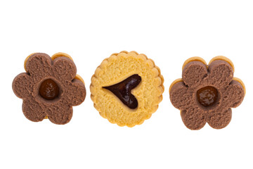 Italian cookies isolated