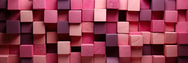 pink abstract background wallpapers,pink wood blocks background,geometrics,pink red  and gold 3d background	