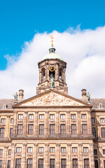 Fototapeta na wymiar Discovery of the historic city center of Amsterdam and its monuments, Netherlands