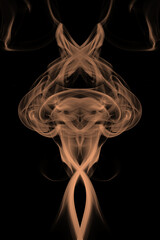 the art of dancer - abstract picture maked from smoke