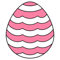 colorful cute easter eggs baby bunny