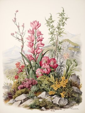 Scottish Highland Botanical Art: Flora and Heathers for Highland Wall D�cor