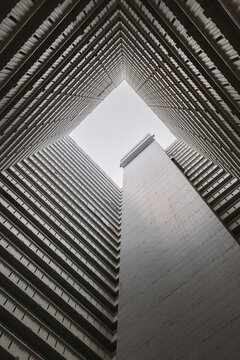 Square shape Building under sky