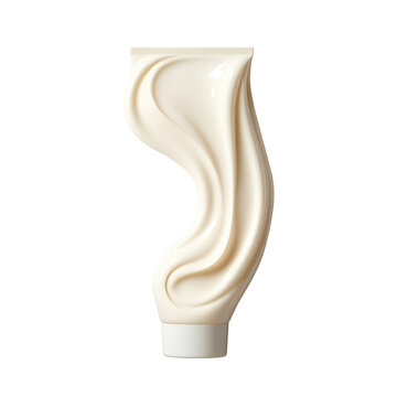 recommend clip art: tube of white cream on a transparent background