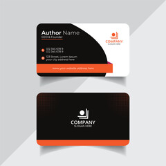 Vector business card design or abstract visiting card