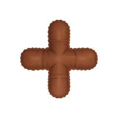  3D umber french beige color helium balloon 