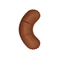  3D umber french beige color helium balloon 