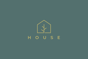 Real Estate House Logo Property Home Minimalist Modern Concept