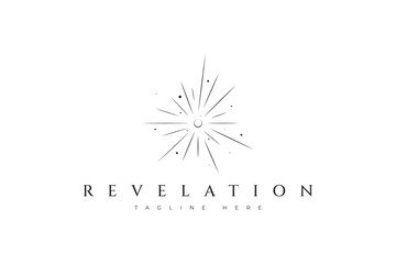 Revelation Apocalypse Warm Light Abstract Religion Spiritual Faith Logo