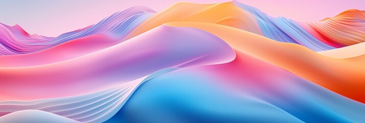 Obraz premium Vibrant and fluid wave lines background for keynote or presentation design on light background