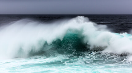 Naklejka premium Huge wave.
