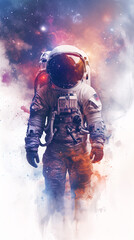an illustration of an astronaut