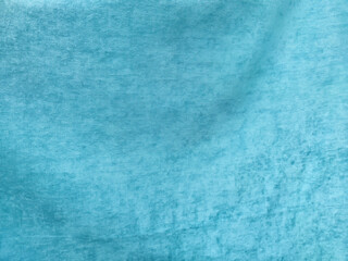 Abstract Background texture of light blue fabric close-up. Pattern, place for text, copy space