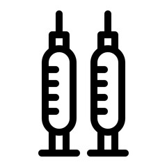 syringe line icon