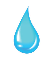 Water drop icon. Vector illustration