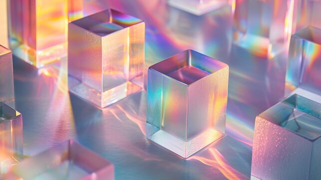 Depth of Field Close-Up: Glass Organic Forms