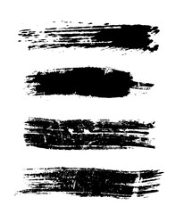 set of splashes, a set of black ink circles brush stroke bundle on a white background,black and white icons set, a bundle of black ink swirls on a white