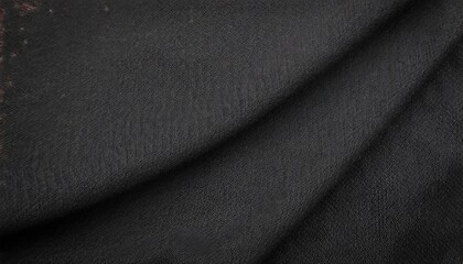 Fototapeta premium black fabric texture background dark clothing material