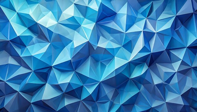 Blue Low Poly Background