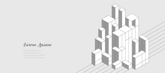 幾何学 抽象 建築 テクノロジー ビジネス 背景