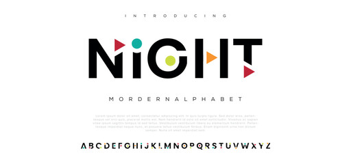 Nioht crypto colorful stylish small alphabet letter logo design.