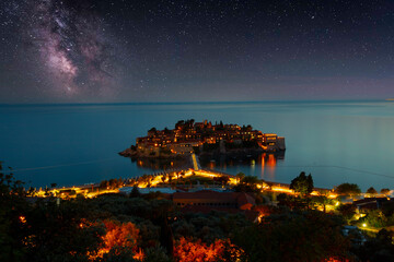 Sveti Stefan island in Budva