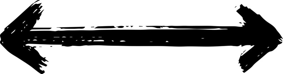 Hand-Drawn Bidirectional Arrow