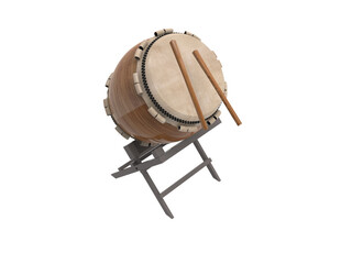 Fototapeta na wymiar drum isolated on white