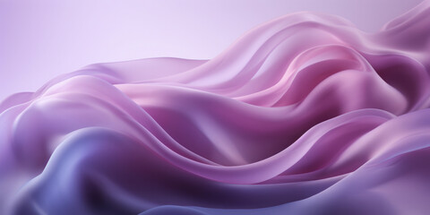 Fototapeta premium Abstract background in Orchid Funk color, Abstract purple background silk wave, splash, futuristic energy concept.