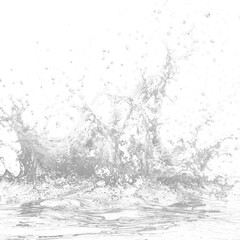 Water splash effect motion vecter design mockup