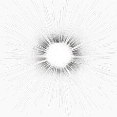 Burst, abstract  vector design effect