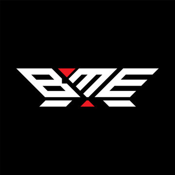 BME letter logo vector design, BME simple and modern logo. BME luxurious alphabet design  