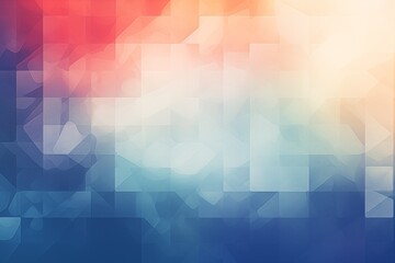 Obraz premium Abstract colorful background with geometric shapes. Ai generated.