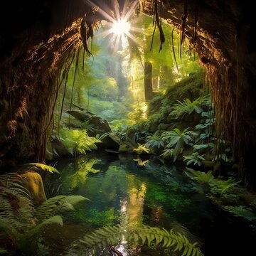 Enchanted Forest Cave © RobertGabriel