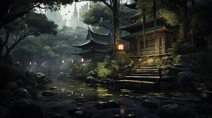 forest quiet background