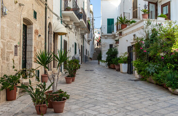 Polignano a Mare, Italy - one of the most beautiful cities on the Adriatic Sea, Polignano a Mare is...